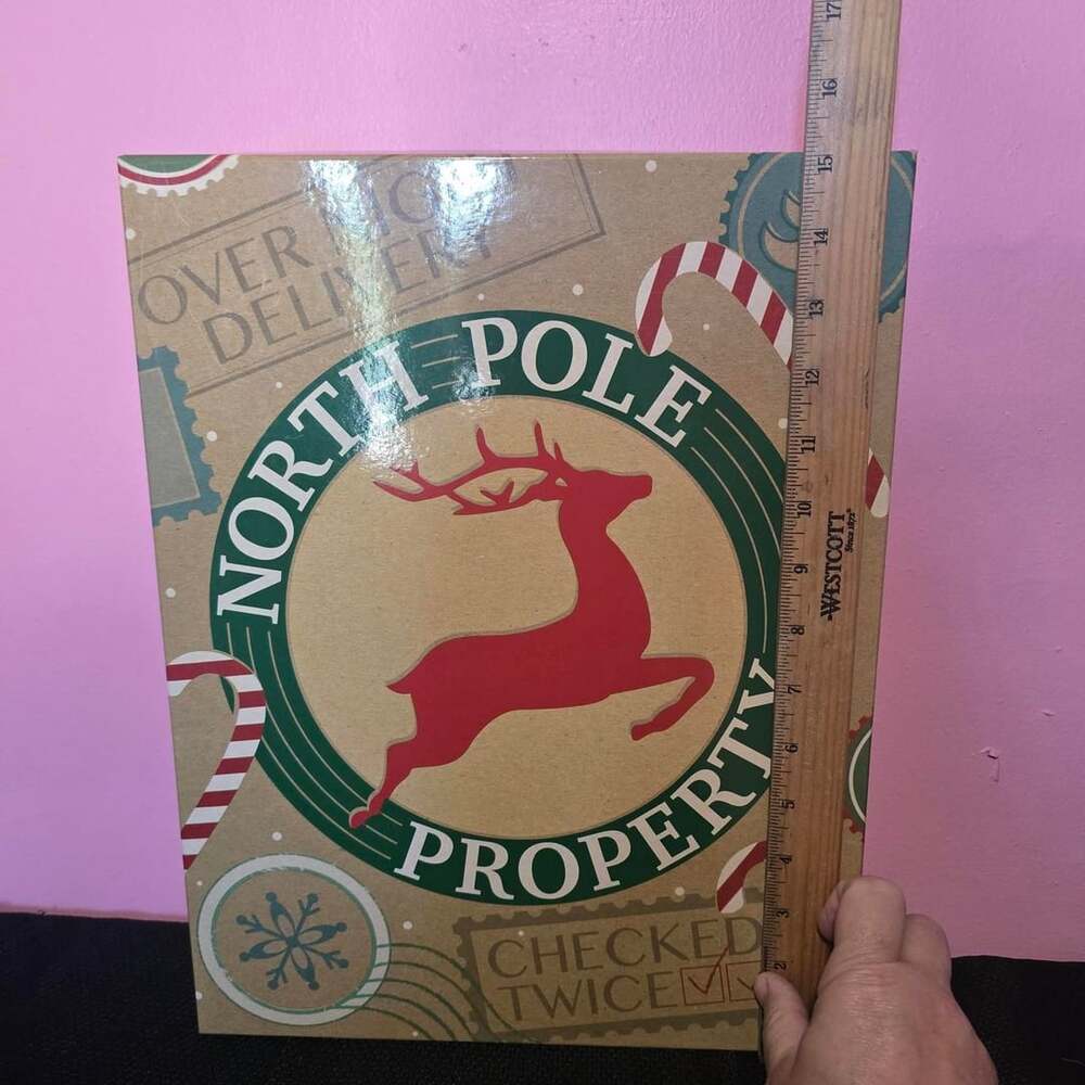 Old East Main Co. North Pole Property Christmas Gift Box
